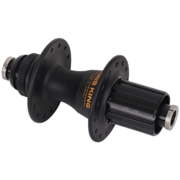 Chris King R45D Road Disc Rear/24H/142mm x 12mm TA/Center Lock/Sram XDR?/Two Tone Black Gold/ Ceramic