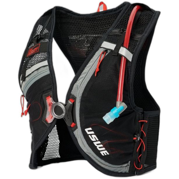 USWE RUSH 8L BIKE HYDRATION VEST Black/Grey Size M