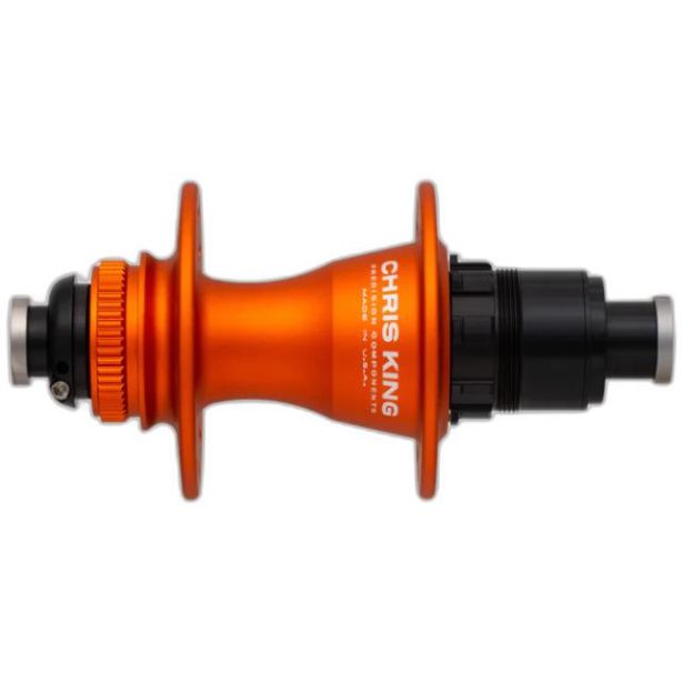 Chris King R45D Road Disc Rear/24H/142mm x 12mm TA/Center Lock/Shimano /Matte Mango/ Ceramic
