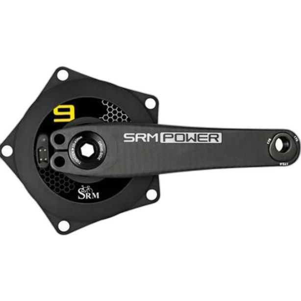 SRM Origin LOOK Cranks 24mm Titanium/ White (W/O Chainring)