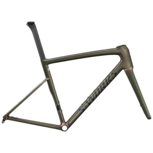 Specialized S-Works Tarmac Frmset Gloss Cypress Metallic / Magenta To Gold Pearl / Satin Black Metallic 54