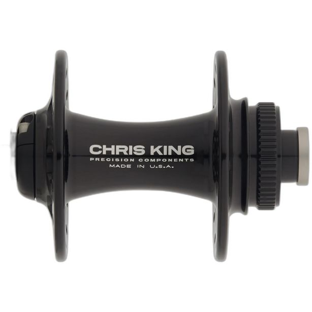 Chris King R45D Road Disc Front /24H/100mm x 12mm TA/Center Lock /Matte Black / Ceramic
