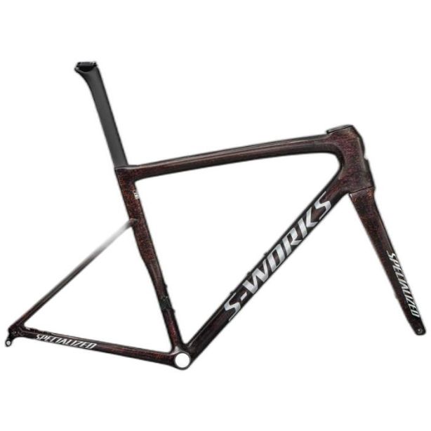 Specialized S-Works Tarmac Frmset Carb /Cmlnredgld/Metwhtsil 52