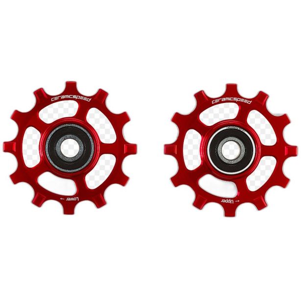 CeramicSpeed Pulley 12s AXS Road alt. Red Coated
