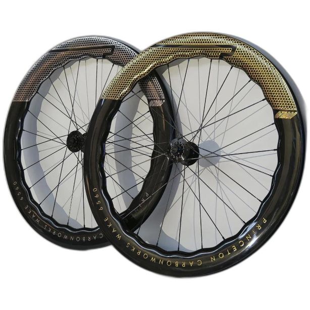 Princeton Carbon Works WAKE 6560 Disc + Tactic TR0112 x 100 mm /12 x142mm Shimano/White Gold