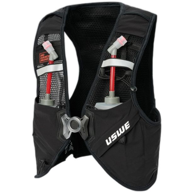 USWE PACE 8L TRAIL RUNNING VEST Carbon Black  Size XL