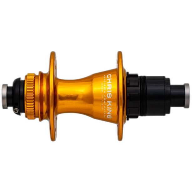 Chris King R45D Rear Hub | 24H | 12x142 mm | Shimano HG | Steel Bearing | Gold