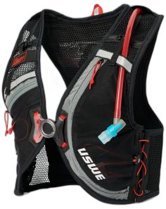 USWE RUSH 8L BIKE HYDRATION VEST Black/Grey Size M