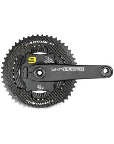 SRM Origin LOOK Cranks 24mm Steel/ White