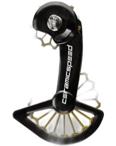CeramicSpeed OSPW 3D Printed Hollow Titanium //Gold coated Shimano 9250/R8150 Series